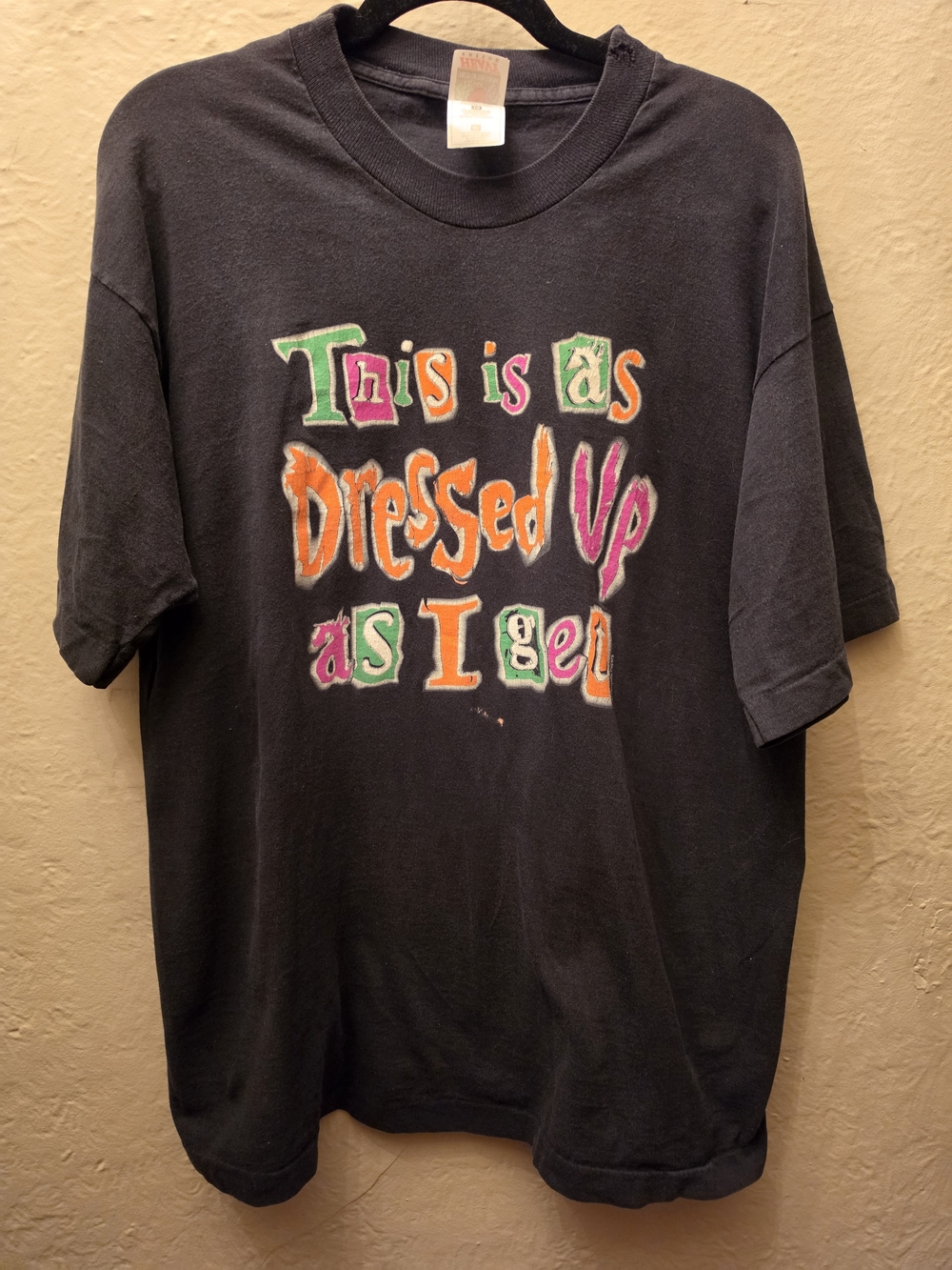 Vintage 90s Single Stitch Fruit of the Loom Funny Graphic Tee XL